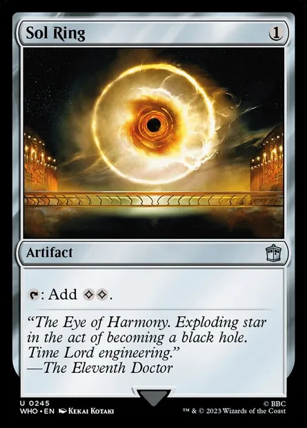 Sol Ring, Magic card WHO 245 — Doctor Who set