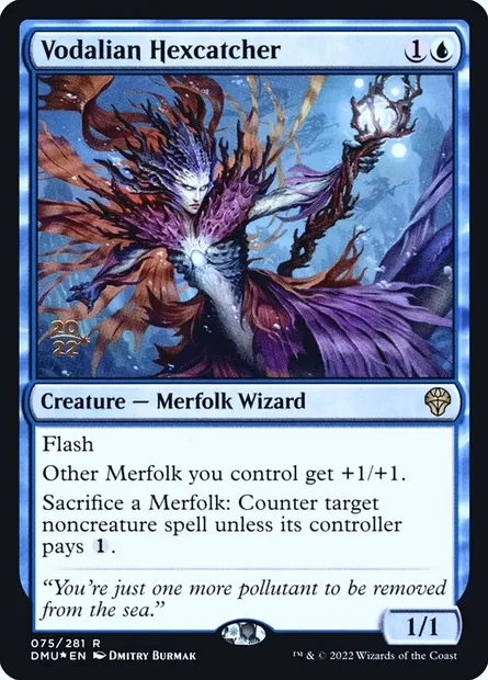 Vodalian Hexcatcher, Magic card PDMU 75s — Dominaria United Promos set
