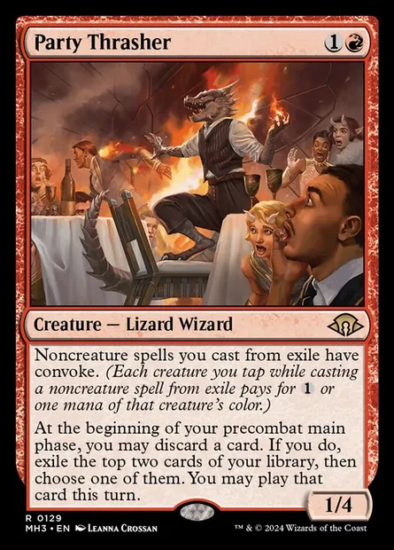 Party Thrasher, Magic card MH3 129 — Modern Horizons 3 set