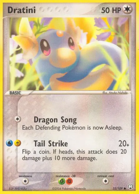 Dratini, Pokémon card TRR 53 — Team Rocket Returns set