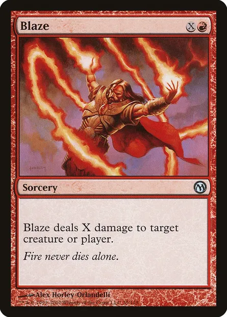 Blaze, Magic card DPA 39 — Duels of the Planeswalkers set