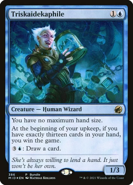 Triskaidekaphile, Magic card MID 386 — Innistrad: Midnight Hunt set