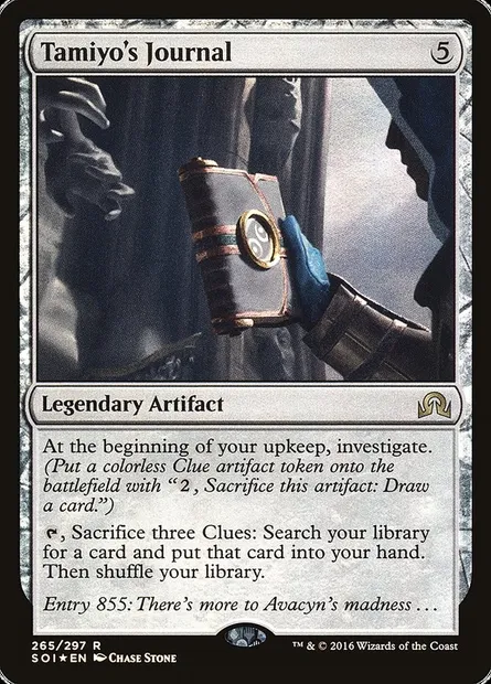 Tamiyo's Journal, Magic card SOI 265†d — Shadows over Innistrad set