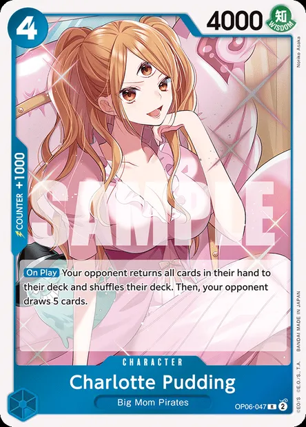 Charlotte Pudding, carte One Piece OP06-047 — extension ONE PIECE CARD THE BEST