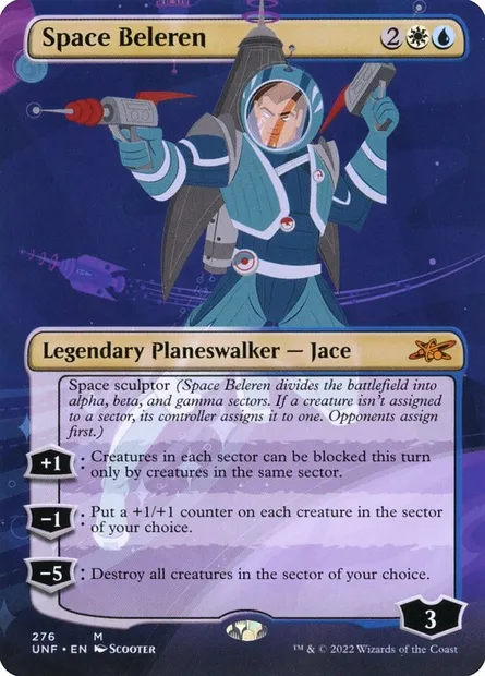 Space Beleren, Magic card UNF 276 — Unfinity set
