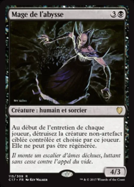 Mage de l'abysse, carte Magic C17 115 — extension Commander 2017