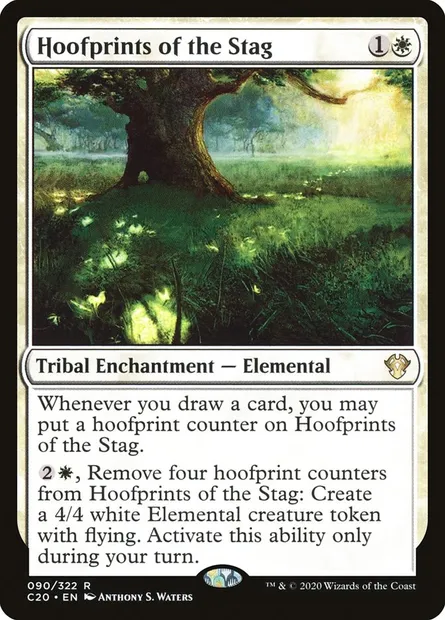 Hoofprints of the Stag, Magic card C20 90 — Commander 2020 set
