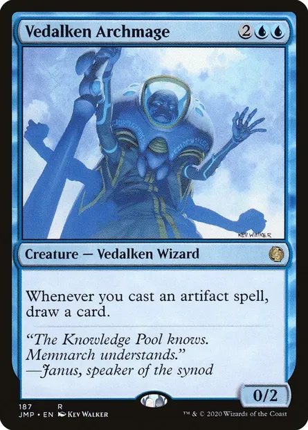 Archimage vedalken, carte Magic JMP 187 — extension Jumpstart