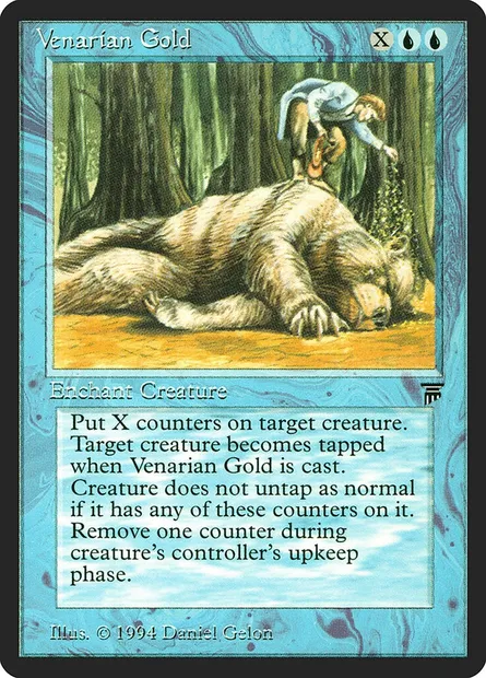 Venarian Gold, carte Magic LEG 83 — extension Legends