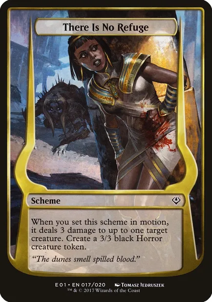There Is No Refuge, Magic card OE01 17★ — Archenemy: Nicol Bolas Schemes set