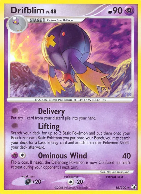 Drifblim, Pokémon card SF 16 — Stormfront set