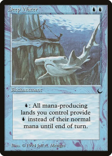 Deep Water, Magic card DRK 23 — The Dark set