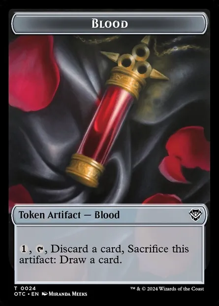 Blood, Magic card TOTC 24 — Outlaws of Thunder Junction Commander Tokens set