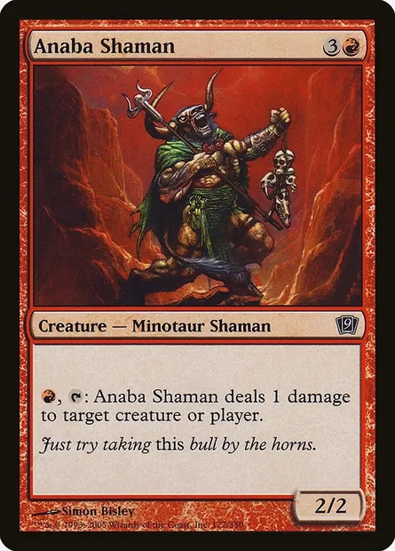 Anaba Shaman, Magic card 9ED 172★ — Ninth Edition set