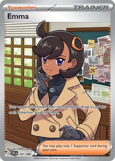 Emma, Pokémon card CRI 107 — Chaos Rising set