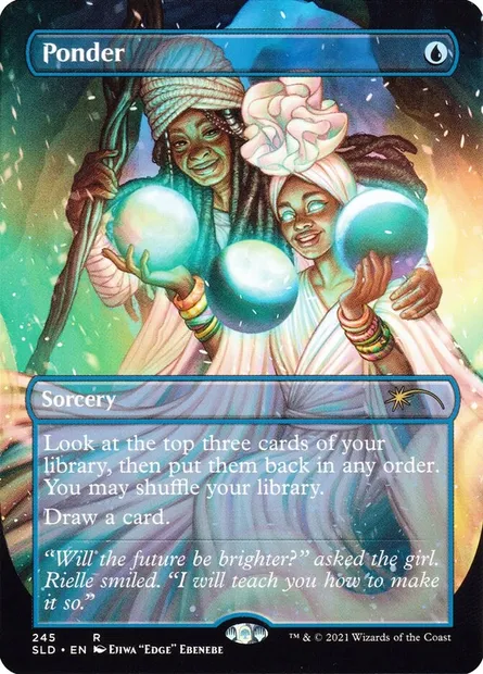 Ponder, Magic card SLD 245 — Secret Lair Drop set