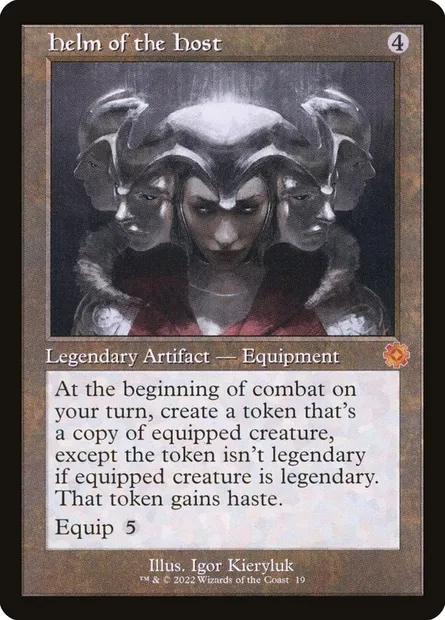 Helm of the Host, Magic card BRR 19 — The Brothers' War Retro Artifacts set