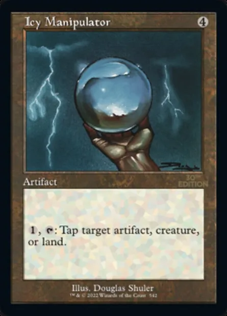 Icy Manipulator, Magic card 30A 542 — 30th Anniversary Edition set