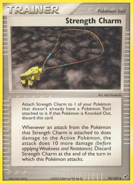 Strength Charm, Pokémon card DX 92 — Deoxys set