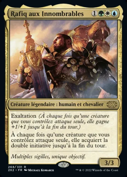 Rafiq aux Innombrables, carte Magic 2X2 268 — extension Double Masters 2022