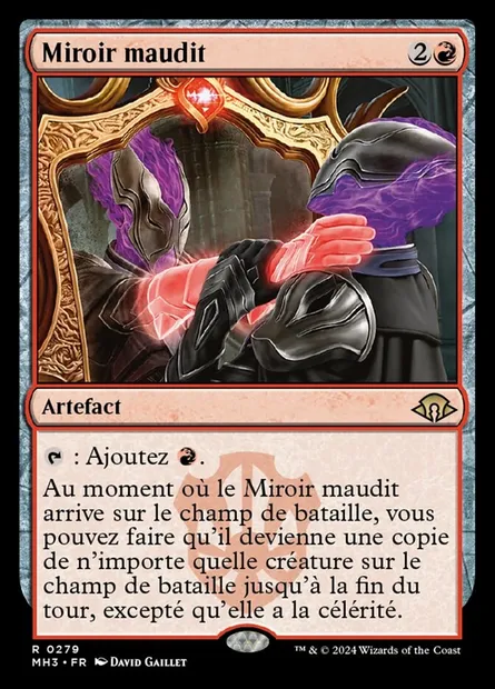 Miroir maudit, carte Magic MH3 279 — extension Modern Horizons 3