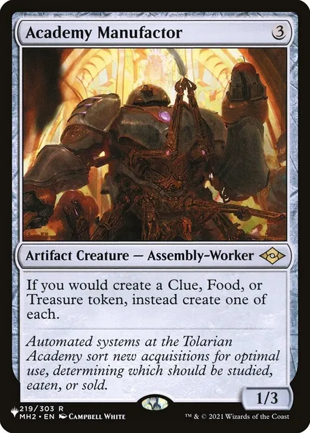 Academy Manufactor, Magic card PLST MH2-219 — The List set