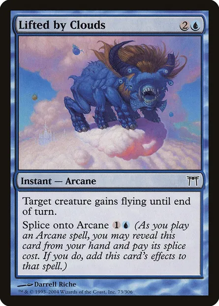Lifted by Clouds, Magic card CHK 73 — Champions of Kamigawa set