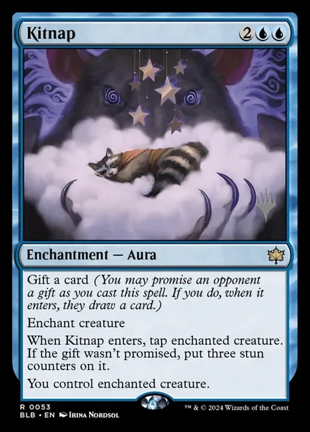 Kitnap, Magic card PBLB 53p — Bloomburrow Promos set