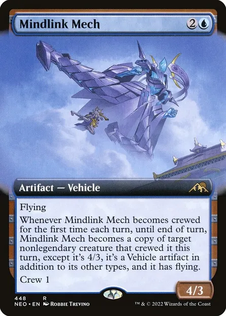 Mindlink Mech, Magic card NEO 448 — Kamigawa: Neon Dynasty set