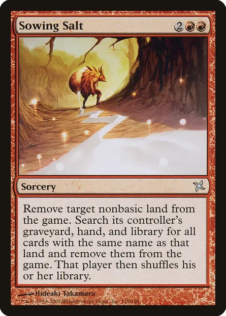Sowing Salt, Magic card BOK 118 — Betrayers of Kamigawa set