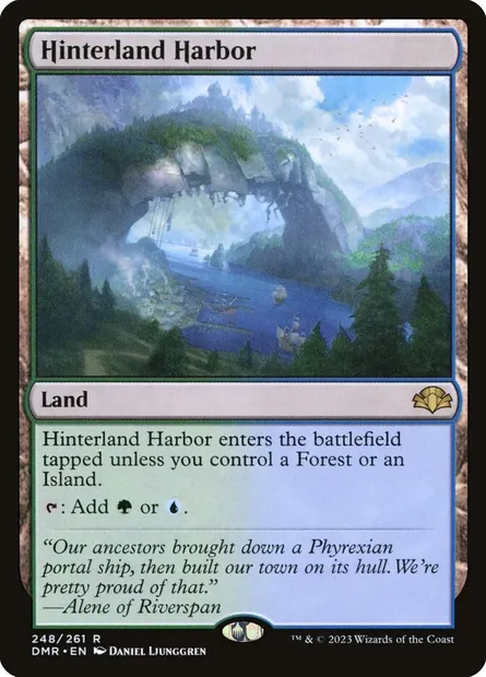 Hinterland Harbor, Magic card DMR 248 — Dominaria Remastered set