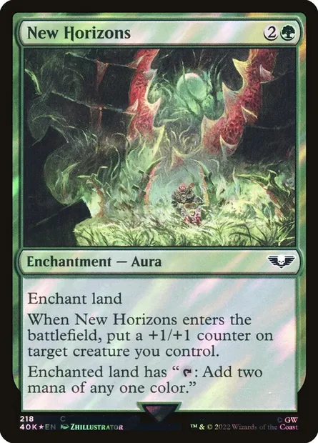 New Horizons, Magic card 40K 218★ — Warhammer 40,000 Commander set