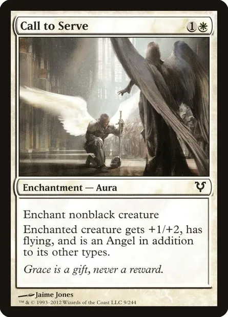 Call to Serve, Magic card AVR 9 — Avacyn Restored set
