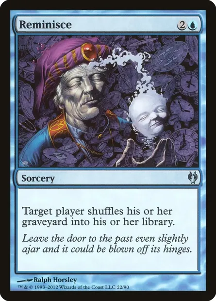 Reminisce, Magic card DDJ 22 — Duel Decks: Izzet vs. Golgari set