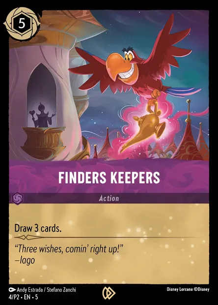Finders Keepers, Disney Lorcana card P2-004 — P2 set