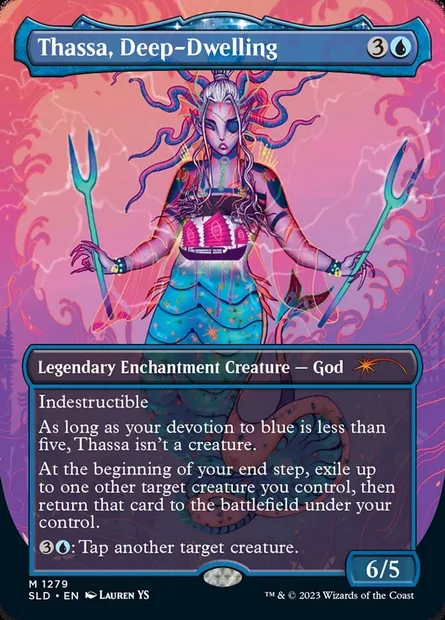 Thassa, Bathréenne, carte Magic SLD 1279 — extension Secret Lair Drop