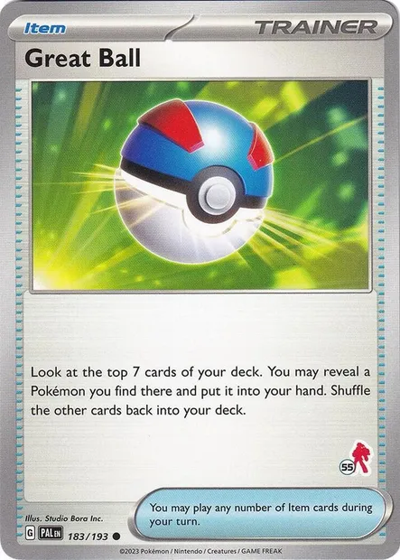 Great Ball, Pokémon card BA24 183-55 — Battle Academy 2024 set