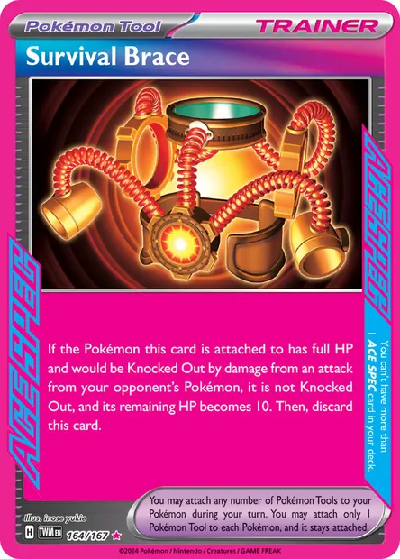 Survival Brace, Pokémon card TWM 164 — Twilight Masquerade set