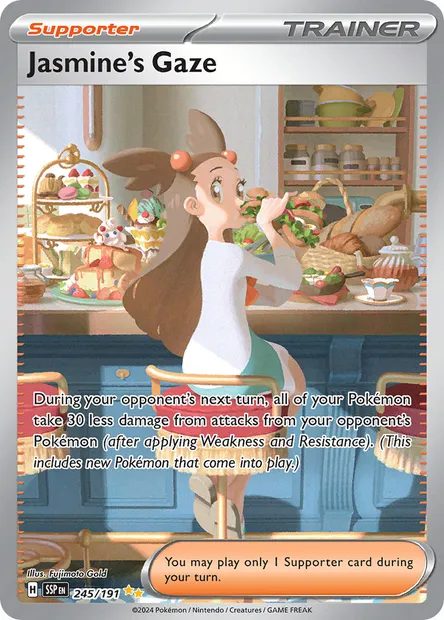 Jasmine's Gaze, Pokémon card SSP 245 — Surging Sparks set