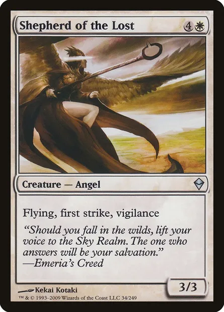 Shepherd of the Lost, Magic card ZEN 34 — Zendikar set