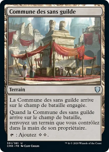 Commune des sans guilde, carte Magic CMR 351 — extension Commander Legends