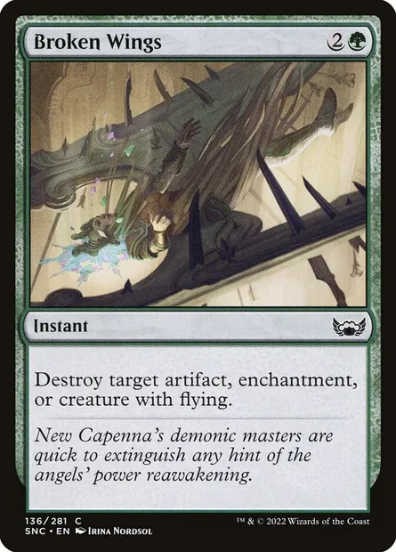 Broken Wings, Magic card SNC 136 — Streets of New Capenna set