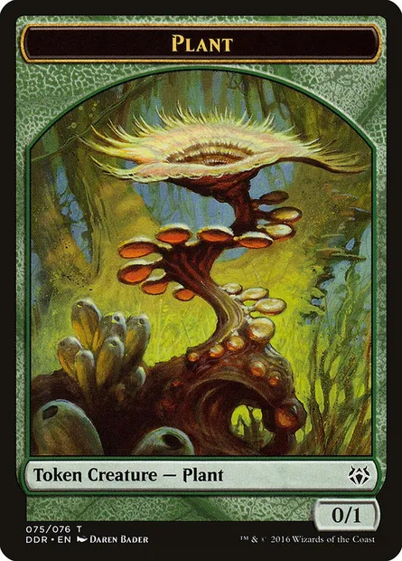 Plant, Magic card DDR 75 — Duel Decks: Nissa vs. Ob Nixilis set