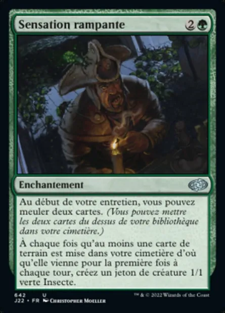 Sensation rampante, carte Magic J22 642 — extension Jumpstart 2022