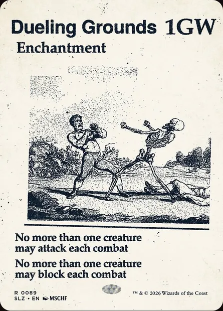Dueling Grounds, Magic card SLZ 89 — The Zeta Set set