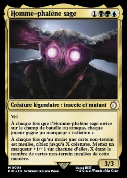 Homme-phalène sage, carte Magic PIP 4 — extension Fallout