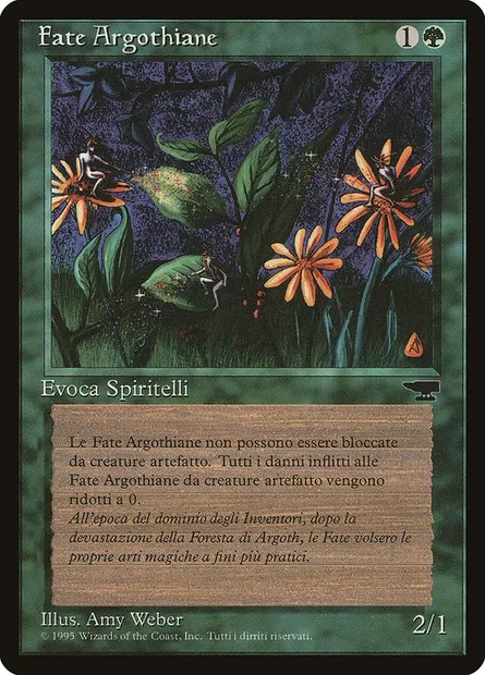 Argothian Pixies, Magic card RIN 100 — Rinascimento set