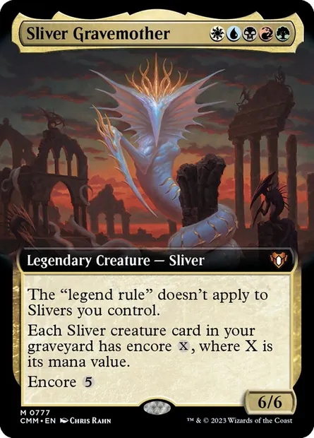 Sliver Gravemother, Magic card CMM 777 — Commander Masters set