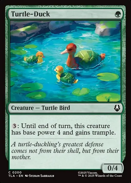 Turtle-Duck, Magic card TLA 200 — Avatar: The Last Airbender set