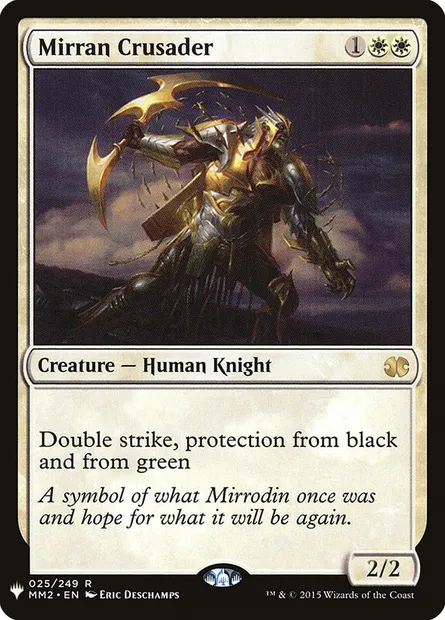 Croisé mirran, carte Magic PLST MM2-25 — extension The List